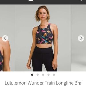 Lululemon Wunder Train Longline Bra Fade * Size 2 NWT